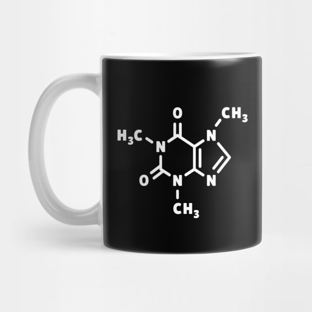 Caffeine Molecule for Coffee Lovers, Baristas and Chemistry Teachers and Students by Ionport